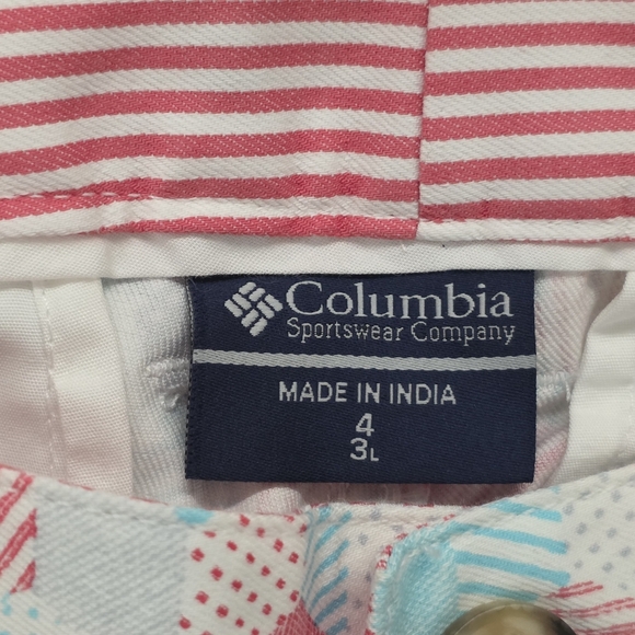 Columbia Women’s Geometric Print Shorts Size 4 3” Inseam Like New - Picture 5 of 10
